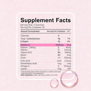 Gomitas de Glicinato de Magnesio, Vitaminas para Adultos, Armonía Muscular <span class=keywords><strong>Natural</strong></span>, Mezcla de Glutatión y Colágeno, Servicio de Marca Privada de Fábrica, Uso Diario - Product Image 3