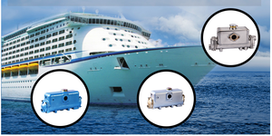 Échangeur de chaleur tubulaire pour eau de mer destiné aux moteurs marins - Product Image 1