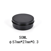 5ml-100ml 200ml 250ml 300ml Kaleng Aluminium Putih Hitam Matte Perak Wadah Kosmetik untuk Stoples Krim Kosong Kaleng Aluminium