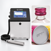 Imprimante jet d'encre CIJ à petits caractères Cyklop CM750 pour l'impression de dates et de numéros de lots sur emballages de bouteilles et de boîtes