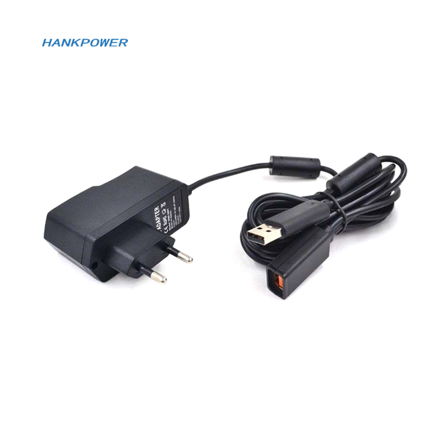 US EU USB AC Power Supply Adapter USB Charger for Xbox 360 XBOX360 Kinect Sensor