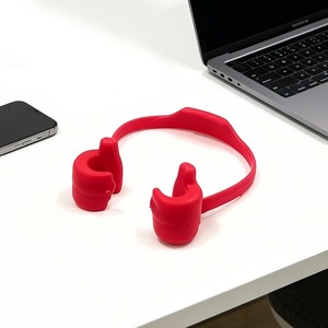Thumb Shape Mobile Phone Stand Desktop Portable Plastic Multi Color For Home Office Study Use - Product Image 2