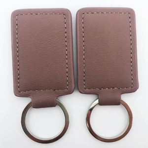 Porte-clés en cuir PU de qualité supérieure avec anneau métallique - Porte-clés personnalisé avec logo pour cadeaux d'entreprise et promotions - Product Image 3