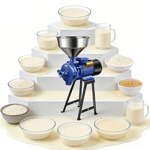 Moulin à céréales à disque en acier au manganèse 3500W 220V, broyeur de farine commercial certifié CE Europe 60kg/h - Product Image 1