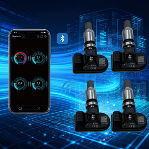 Capteur TPMS Bluetooth universel pour voitures, camions et VUS, avec batterie longue durée Changxiao, signal <span class=keywords><strong>de</strong></span> contrôle du <span class=keywords><strong>téléphone</strong></span> stable - Product Image 1