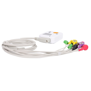 Système <span class=keywords><strong>ECG</strong></span> dynamique médical TLC6000, enregistreur <span class=keywords><strong>Holter</strong></span> EKG portable 24 heures 12 dérivations, équipement de surveillance cardiaque - Product Image 2