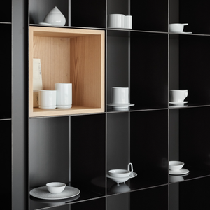 Esquina de Oficina Italiana de estilo francés, joyería decorativa de alta tecnología, estantería Etagere de Metal de acero negro en forma de barco, estanterías - Product Image 3