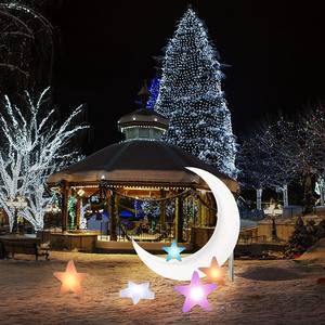 Sedia a dondolo con Patio esterno a forma di <span class=keywords><strong>luna</strong></span> <span class=keywords><strong>crescente</strong></span> IP65 classificato per parco giardino e mobili decorativi natalizi - Product Image 1