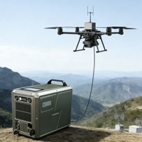Station d'alimentation portable TPS110M-2K, convertisseur AC-DC, alimentation continue pour drones, communication d'urgence, lutte contre les incendies, sauvetage