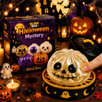 Regalos de Halloween para Apretar y Jugar - Caja de Regalo con Forma de Baozi Aterrador para Apretar y Jugar