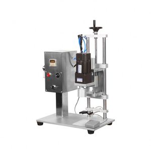 Machine de capsulage automatique en gros pour bouteilles, machine de couvercle automatique, machine de capsulage de bouteilles en plastique - Product Image 1