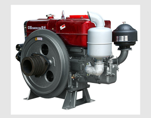 Motor Diésel Agrícola de Venta Caliente, Motor Diésel de Enfriamiento por Agua, Motor Diésel Monocilíndrico de Arranque Manual, Motor Diésel Rojo Silencioso Zh 8hp - Product Image 1