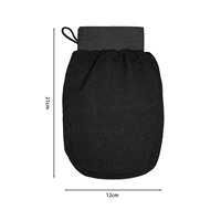 Gant exfoliant coréen, gant marocain, design ovale simple, 100% viscose, gommage corporel pour éliminer les peaux mortes
