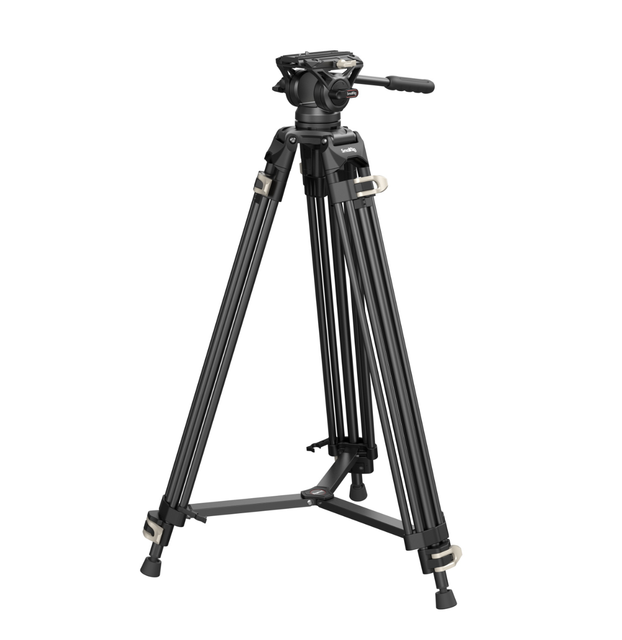 Small Rig 3751B Heavy-Duty Fluid Head Tripod AD-01 Professional Video Tripod