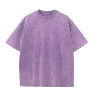 Custom Printing logo 100% Cotton Heavy Weight 320 Gsm Oversized Acid Wash Distressed <b>Men's</b> t Shirt Blank Vintage T-Shirt for <b>Men</b> - Product Image 1