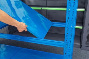 Ayarlanabilir stand depo rafları/depo rafı/metal sergileme standı özel raflar - Product Image 6