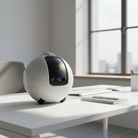 Moniteur automatique intelligent pour chien Robot jouet classique en plastique WiFi Caméra de sécurité avec compagnon d'exercice laser