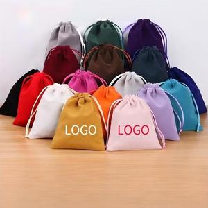 Bolsa de Felpa con Cordón de Lujo Personalizada, Nueva, para Guardar Joyas, Cosméticos y Relojes, con Tamaños Personalizados - Product Image 3