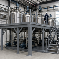 Support de réservoir de mélange de liquides OEM personnalisé |   Assemblage soudé de précision pour le support des cuves de stockage