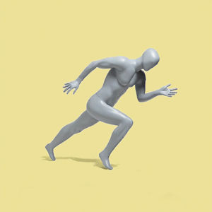 Tienda usada de <span class=keywords><strong>cuerpo</strong></span> entero musculoso masculino corriendo jugando baloncesto maniquíes para exhibición de ropa deportiva - Product Image 4