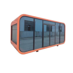 Casa de cabaña de manzana móvil moderna prefabricada a la venta contenedor de oficina portátil prefabricado de 20 pies y 40 pies para exteriores - Product Image 4