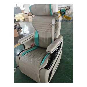 Asiento aerodinámico de cuero eléctrico de lujo con reposapiés Color personalizado para <span class=keywords><strong>Mercedes</strong></span> Vito/Vclass/Alphard/Vellfire - Product Image 1