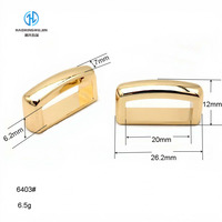 Lot de 2 attaches de ceinture en alliage plaqué, anneaux en D, boucles de ceinture, accessoires de ceinture, pièces de sangle de sac, modèle DM646, 30/35/40mm