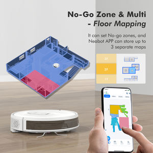 <span class=keywords><strong>Neabot</strong></span> Q11หุ่นยนต์ทำความสะอาด,หุ่นยนต์ดูดฝุ่นทำความสะอาดหุ่นยนต์ทำความสะอาดบ้านอัจฉริยะว่างเปล่าในตัว - Product Image 4