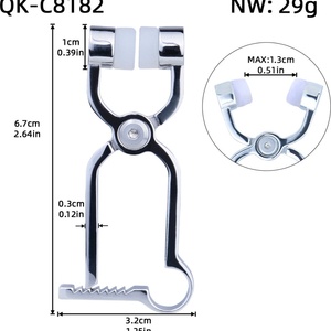 QKKQ Clip de mamelon en acier inoxydable pour femmes, accessoires de masturbation, stimulation des mamelons, gadgets sexy, jouets sexuels fétichistes, jeux BDSM, masseur de mamelons pour adultes - Product Image 2