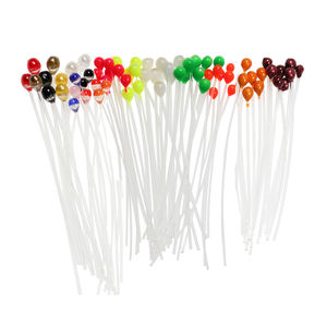 Оптовая продажа, 2/3 мм, Крабовые креветки, глаза для завязывания мушек, черный, красный цвет, для морской воды и щуки, мухи, рыболовные глаза, материал для завязывания мушек - Product Image 1