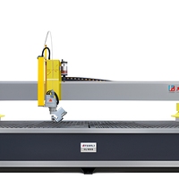 Machine de découpe à jet d'eau industrielle, découpeuse à jet d'eau CNC, équipement de découpe de tôles métalliques à 5 axes de haute précision