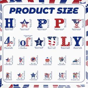 Autocollants de voiture personnalisés pour le Jour de l'Indépendance d'Amazon, aimants pour porte de garage, aimants pour réfrigérateur, drapeaux patriotiques pour les décorations du 4 juillet - Product Image 2