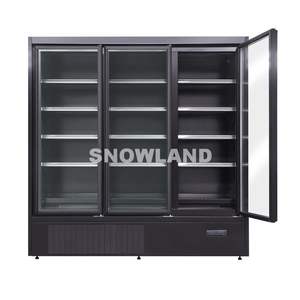 Réfrigérateur de boissons de supermarché de refroidissement par ventilateur Réfrigérateur de boissons froides à affichage commercial à <span class=keywords><strong>3</strong></span> <span class=keywords><strong>portes</strong></span> - Product Image 4