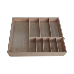 Mới phát hành bằng gỗ lưu trữ tủ bằng gỗ tre Nhà Bếp Đựng thức ăn tổ chức tre ngăn kéo Divider cổ điển tre dụng cụ chủ - Product Image 1