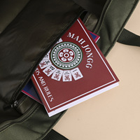 Großes Luxuriöses Umweltfreundliches Mahjong-Tragetaschen-Set Leere Spielstein-Tasche Halterung Hülle für Amerikanisches Standard-Mahjong