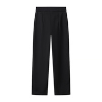 TAOP&ZA Nouvelle Collection Printemps 2026 – Pantalon de Costume Femme Simple, Élégant, Polyvalent, Ample, Taille Haute, Coupe Large 3150