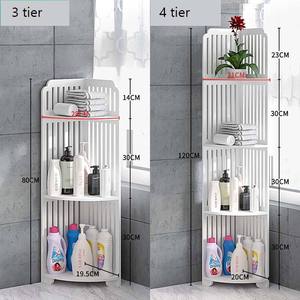 2026new Chất lượng cao góc giá cho phòng tắm tổ chức 1-piece đặt hàng tối thiểu không gian tiết kiệm kệ lưu trữ Holders & racks - Product Image 5