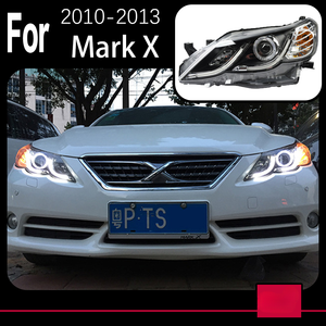 ไฟหน้าแต่งรถยนต์สำหรับ Toyota Mark <span class=keywords><strong>X</strong></span> ปี 2010-2012 Reiz ไฟหน้า LED ไฟเดย์ไลท์ LED Bi Xenon อุปกรณ์ตกแต่งรถยนต์ - Product Image 4