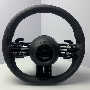 Cuir véritable pour volant de voiture sport GLE/GLS, boutons multifonctions, livraison directe d'usine pour <span class=keywords><strong>Mercedes</strong></span> - Product Image 2