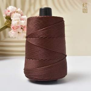 Filato Lizida Blended in Nylon Poliestere da 3mm, 250g, Eco-Friendly, Cordino di Seta Ghiaccio per Uncinetto e Macramè, Fantasia Tinta per Lavorazione a Maglia, Cucito Borse - Product Image 6