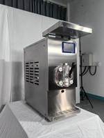 Machine à granita professionnelle à réservoir unique pour comptoir, température réglable, fonction de congélation rapide, pour bar, café, restaurant