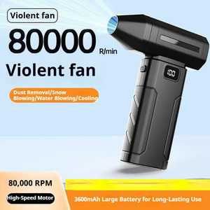 Pistolet souffleur d'air électrique portatif haute puissance pour voiture, ventilateur turbo violent, mini souffleur d'air comprimé - Product Image 2