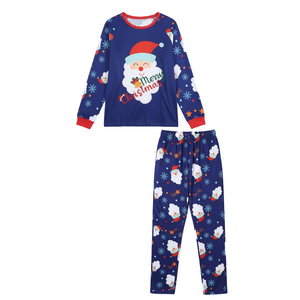 Hongbo Chất Lượng Cao Người Đàn Ông Trẻ Em Giáng Sinh Pyjama Pijamas Phụ Nữ Đồ Ngủ Vòng Cổ Thiết Kế Thoáng Khí Phù Hợp Với Gia Đình Xmas Pjs - Product Image 4