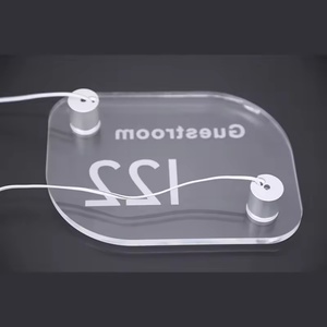 Signalétique personnalisée pour entreprises/restaurants/bureaux/panneaux publicitaires/informations/décoration intérieure, enseignes en acrylique éclairées par LED - Product Image 6