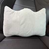 Produits automobiles ODM : Coussin de voiture crème, coussin de nuque pour voiture, design personnalisable, coussins de siège et oreillers