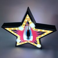 JOYISH Présentoir de bouteilles à led Vip en forme d'étoile Présentateur de bouteilles Champagne Boissons Bière Vin Glorifier Support de bouteille pour boîte de nuit