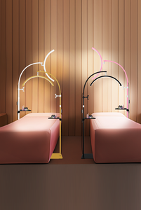 <span class=keywords><strong>Vente</strong></span> directe usine – Lampe sur pied demi-lune brevetée, dernière génération, pour salon de beauté et extensions de cils, température de couleur réglable 2700K-5600K - Product Image 5