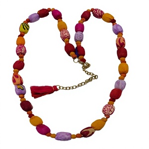 Collar con Borlas Hechas a Mano y Bañadas en Oro, Estilo Bohemio para Mujer, con Perlas de Imitación, Ecológico, para Compromiso - Product Image 1
