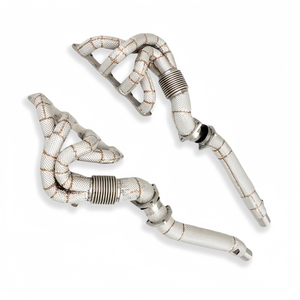 Colector de escape de acero inoxidable de alto rendimiento <span class=keywords><strong>Fengcai</strong></span> de 1.5 mm para Ferrari 430 4.3L 2004-2005, tubos de escape aislados para automóvil - Product Image 3