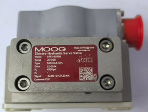 G761-3033B Electro-Hydraulic Valve, Two-Stage Flow Control, Flow 4-63 L/min, 315 <b>Bar</b>, 6-9ms <b>Step</b> Response - Product Image 2